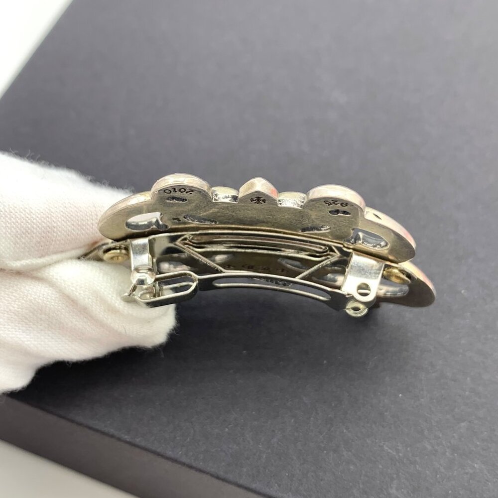 Chrome Hearts Silver Vintage Butterfly Hair Clip - Picture 7 of 9